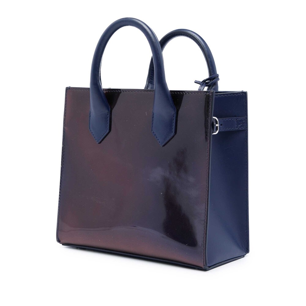 Pre-Loved Balenciaga Mini Patent Padlock All Afternoon Satchel - Picture 2 of 7